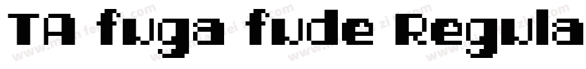 TA fuga fude Regular字体转换